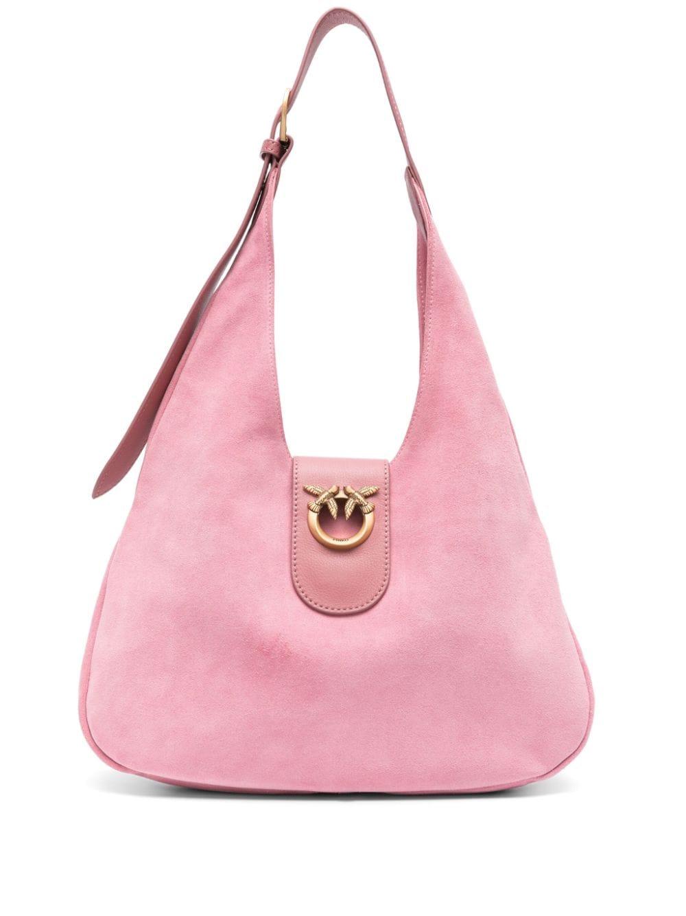 PINKO Love Birds suede shoulder bag von PINKO