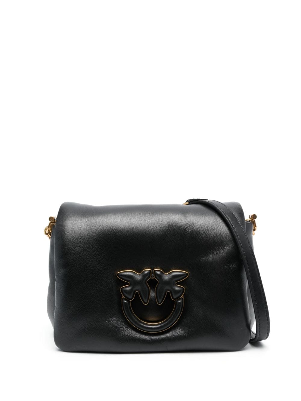 PINKO Love Click Puff leather shoulder bag - Black von PINKO