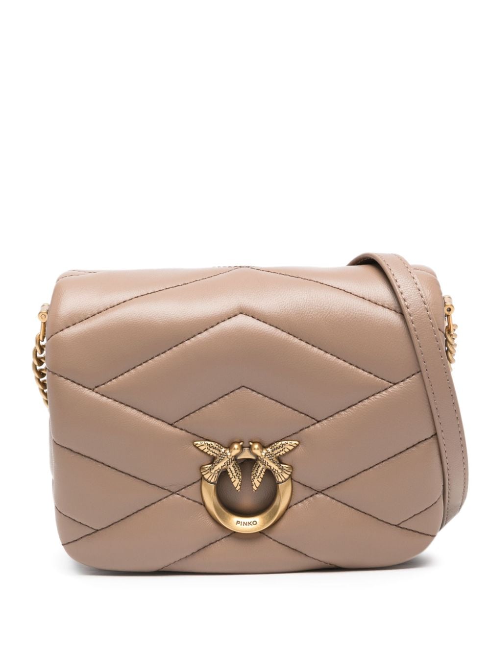 PINKO Love Click Puff mini bag - Neutrals von PINKO