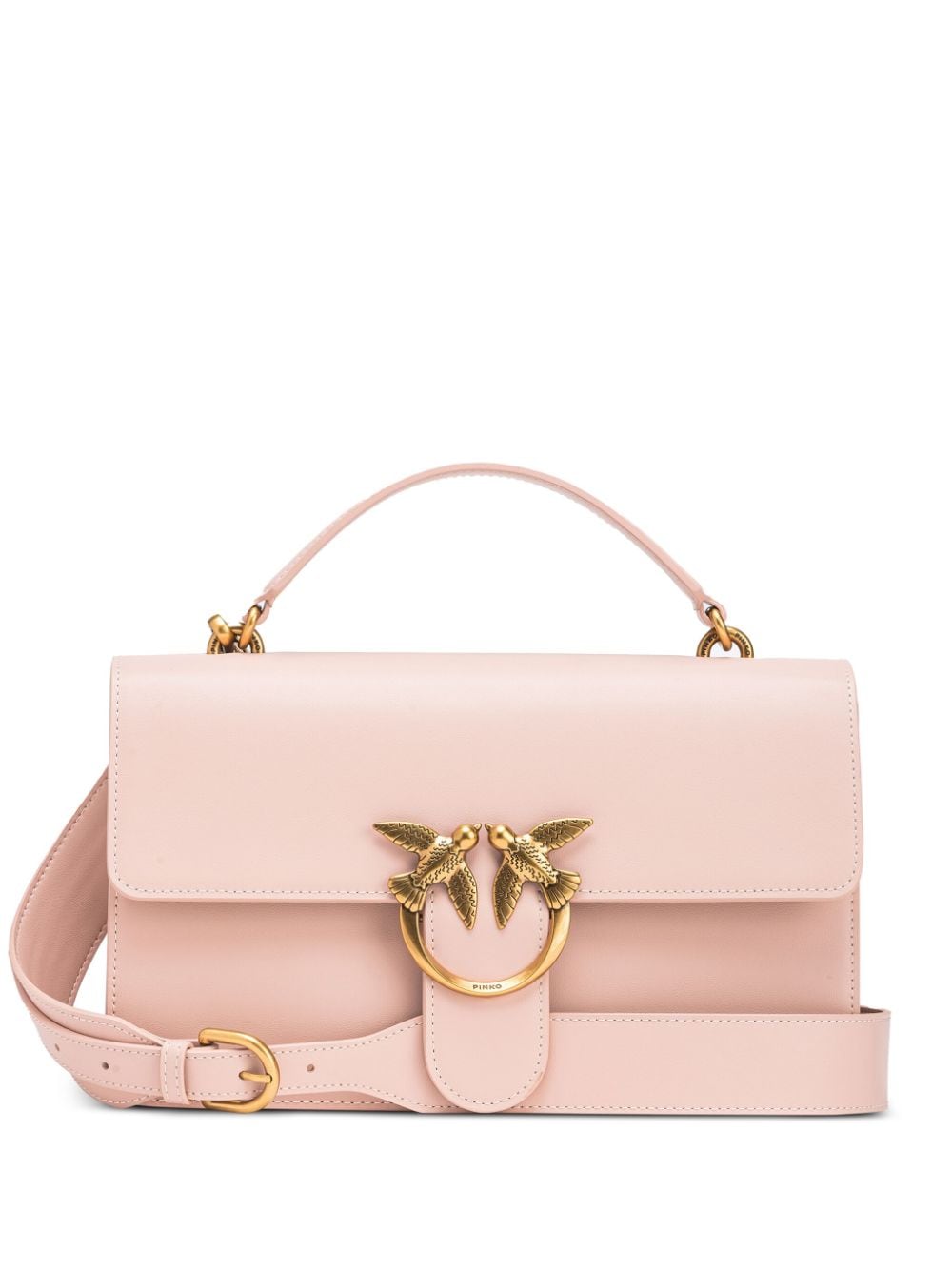 PINKO Love One Classic leather crossbody bag von PINKO