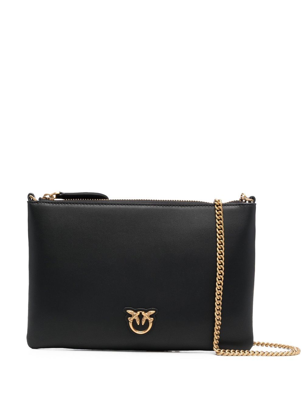 PINKO Love chain-strap clutch bag - Black von PINKO