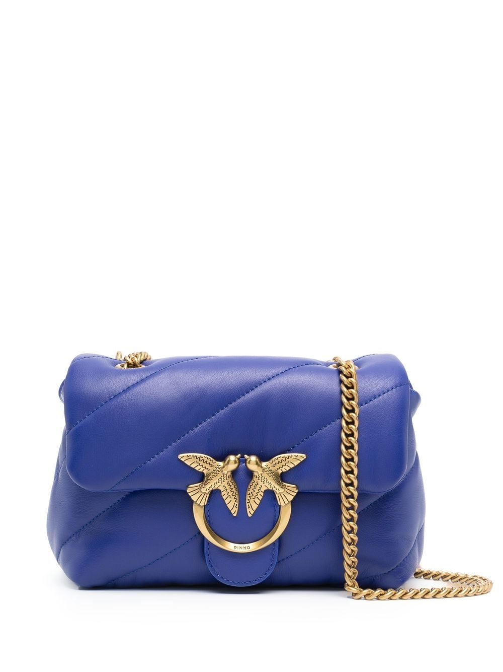 PINKO Love mini chevron-stitch bag - Purple von PINKO