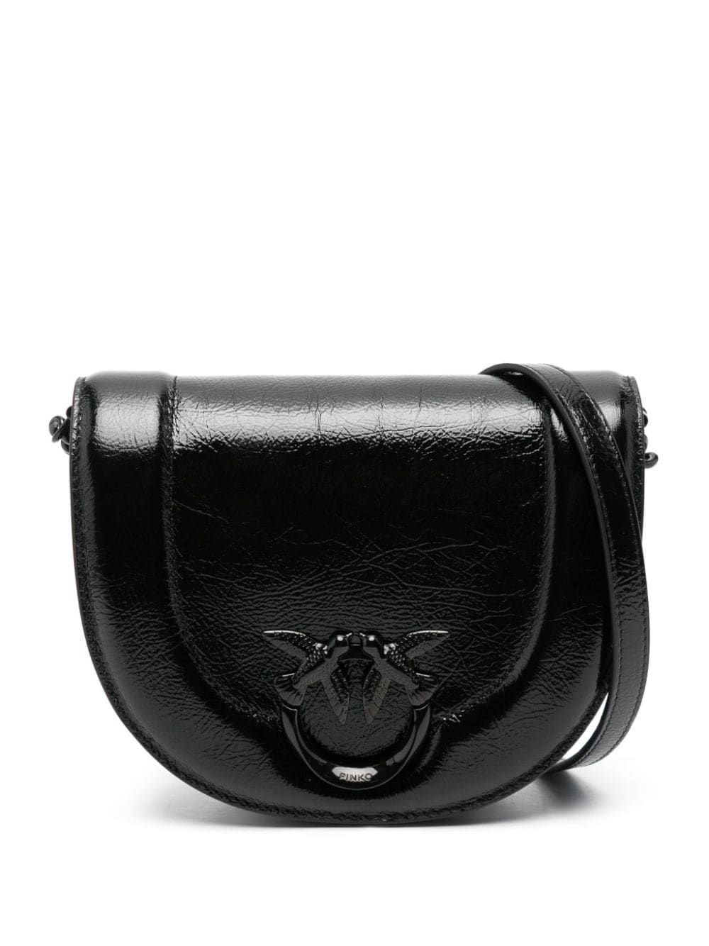 PINKO Round Love Click mini bag - Black von PINKO