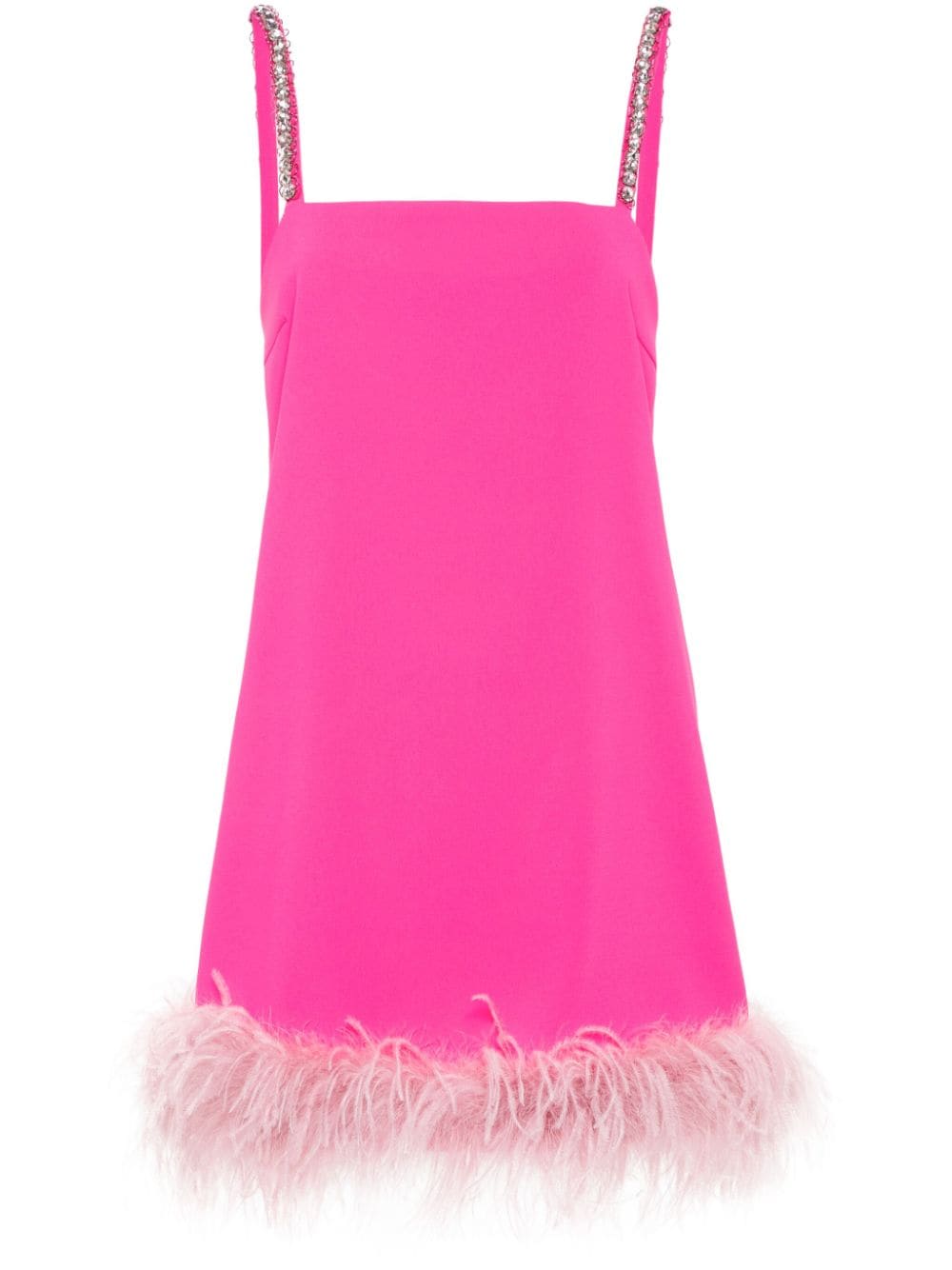 PINKO Trebbiano feather-trim dress von PINKO