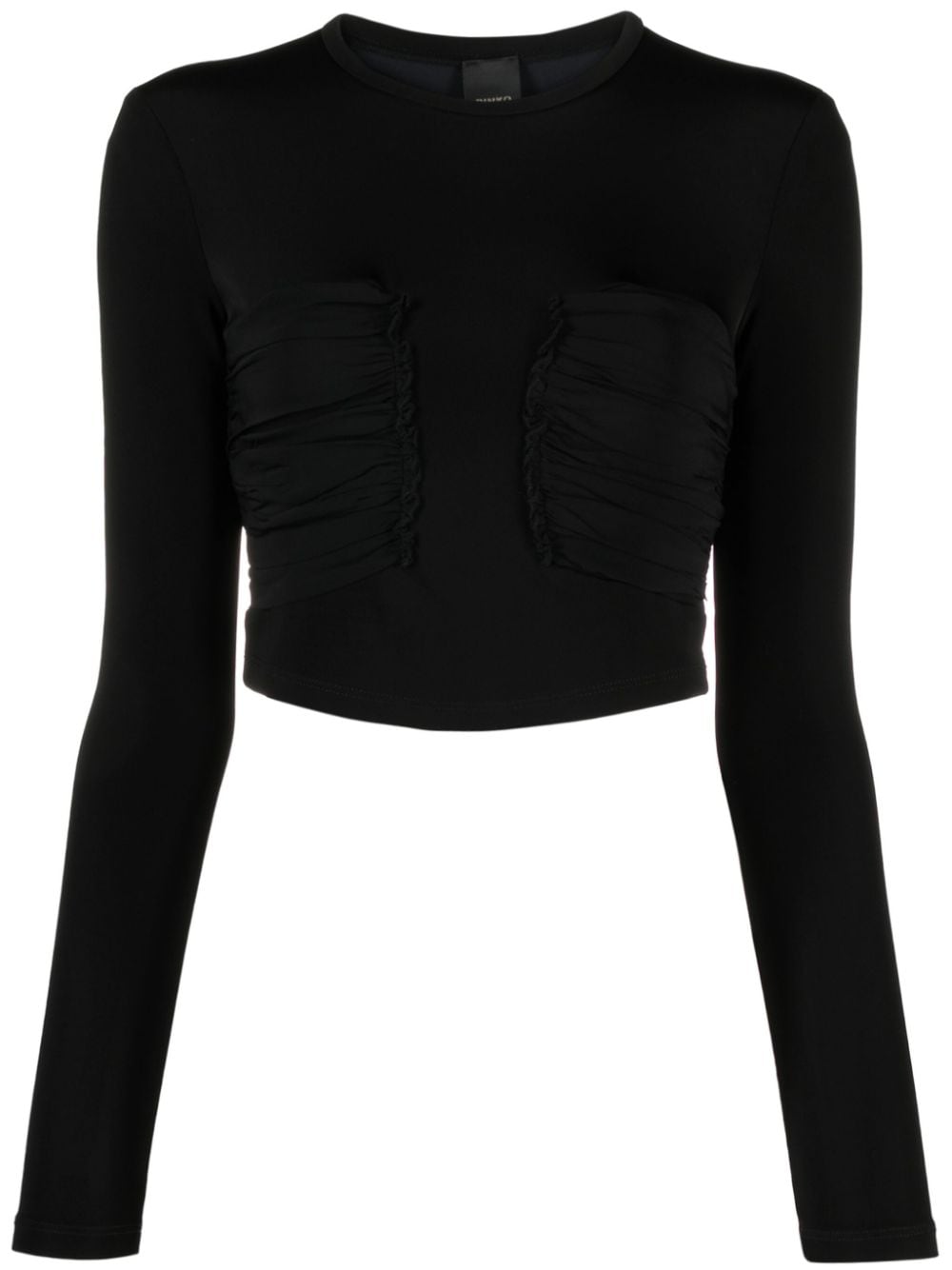 PINKO Trinity long-sleeved T-shirt - Black von PINKO