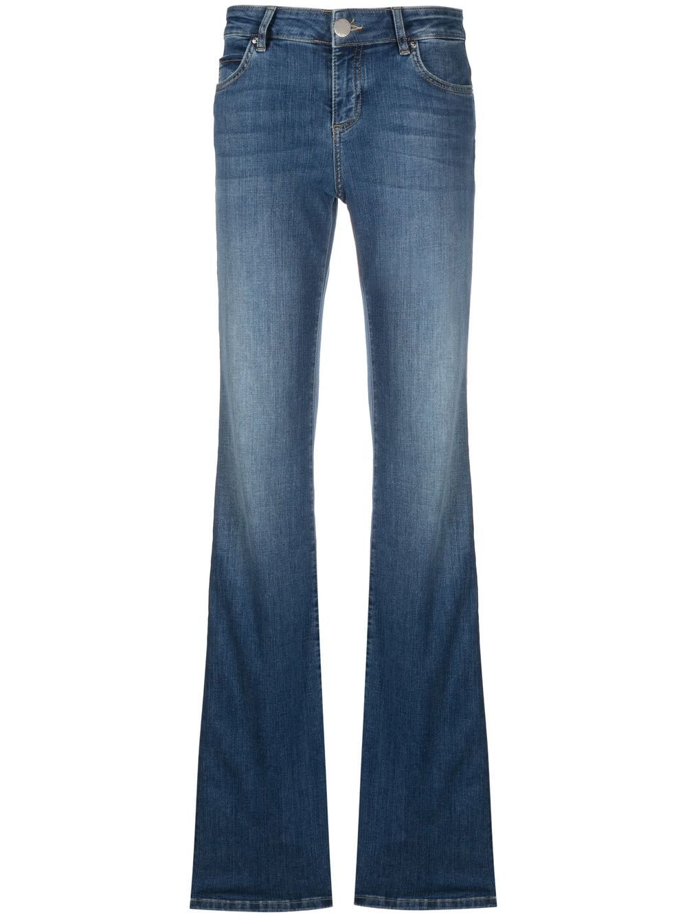 PINKO dropped waist flared jeans - Blue von PINKO