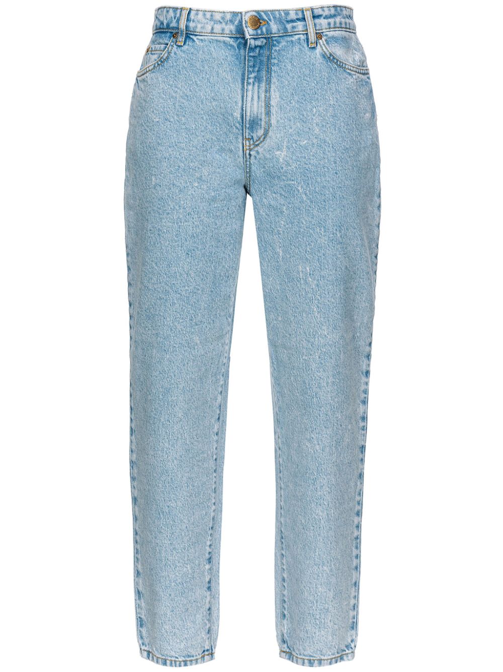 PINKO high-rise tapered jeans - Blue von PINKO