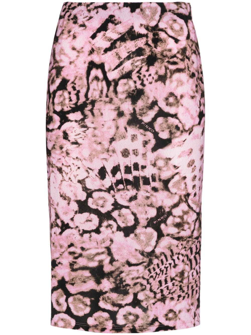 PINKO high-waisted floral-print skirt von PINKO