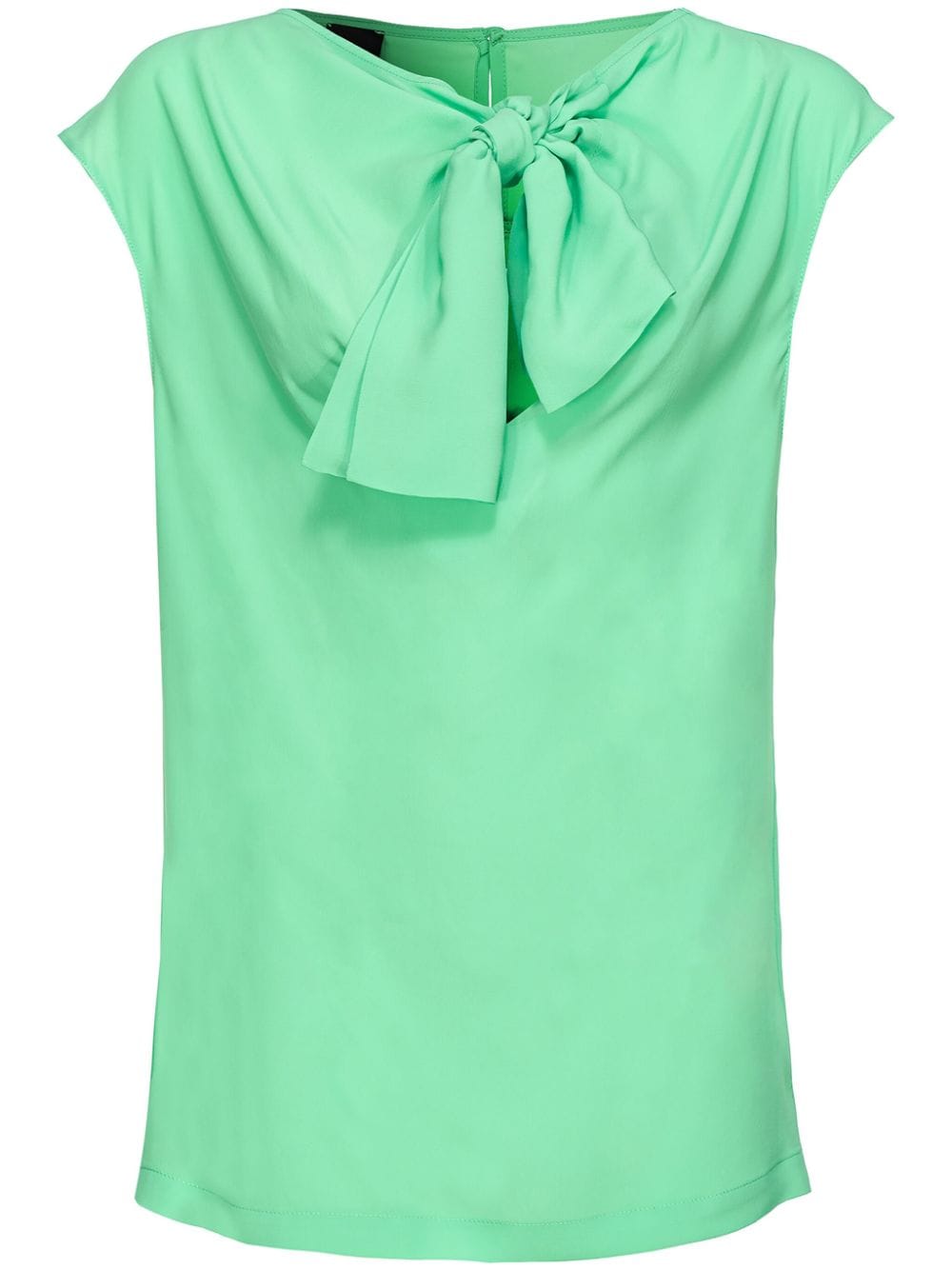 PINKO knot-detail sleeveless top - Green von PINKO