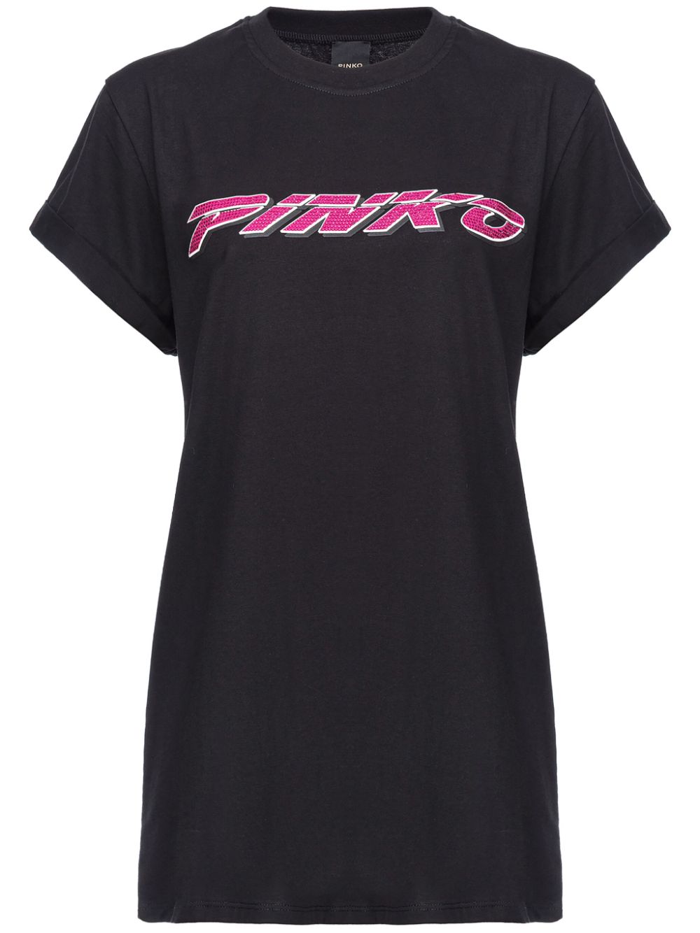 PINKO logo-embellished cotton T-shirt - Black von PINKO