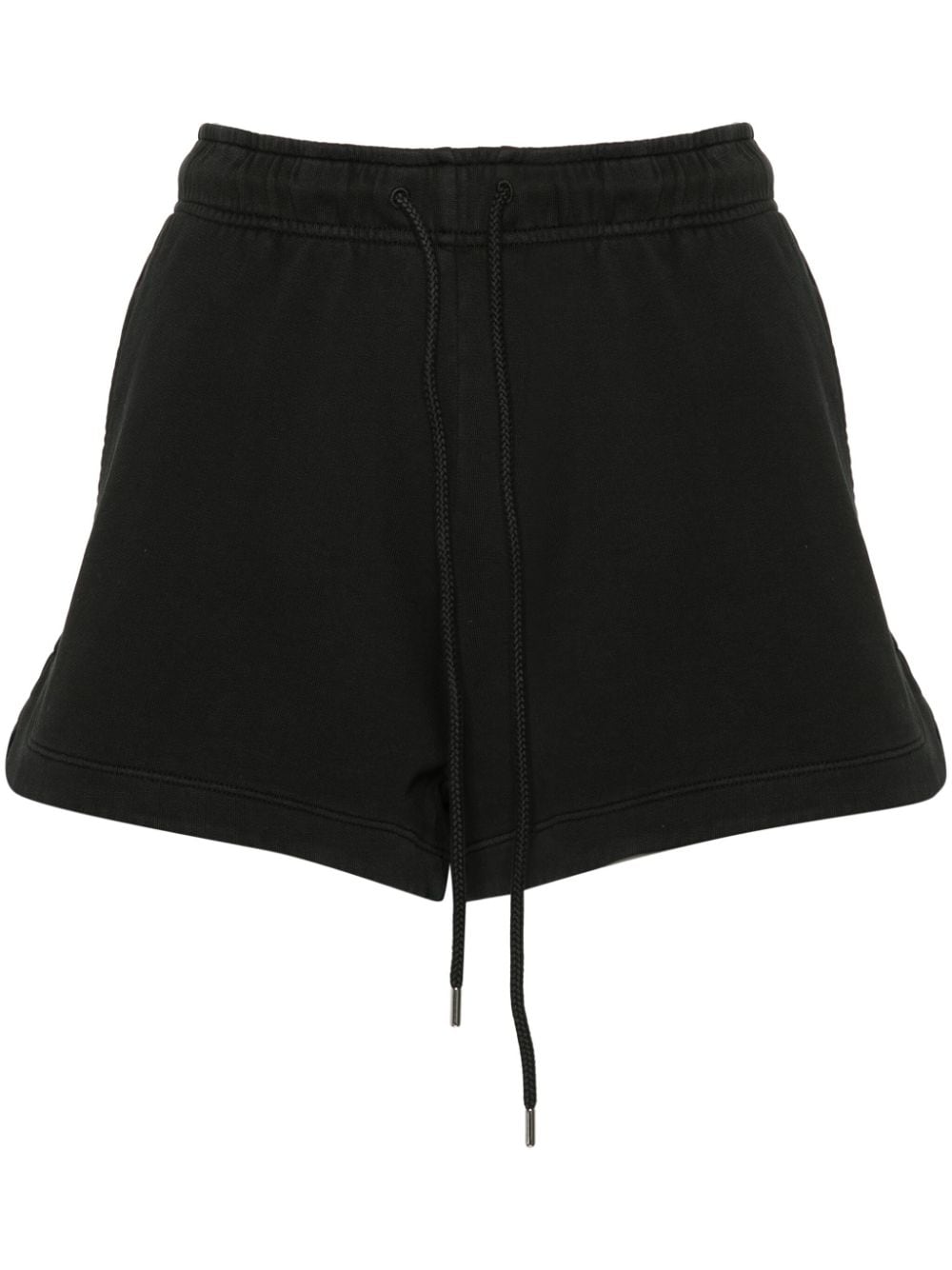 PINKO logo-print cotton shorts - Black von PINKO