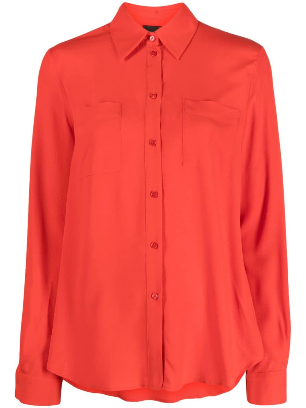 PINKO long-sleeved button-up shirt - Orange von PINKO