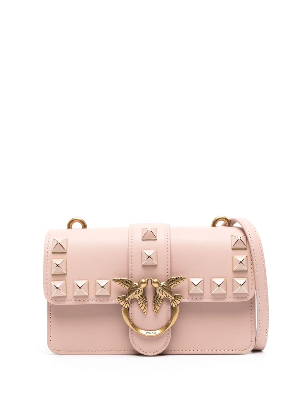 PINKO mini Love Birds stud-embellishment shoulder bag von PINKO