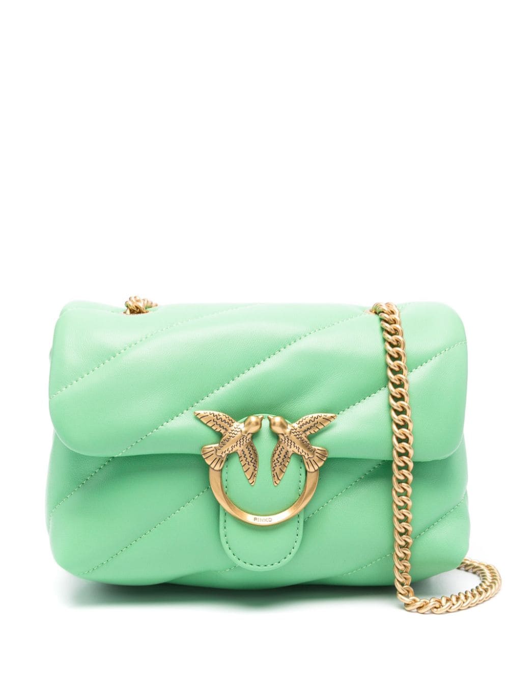 PINKO mini Love Puff cross body bag - Green von PINKO