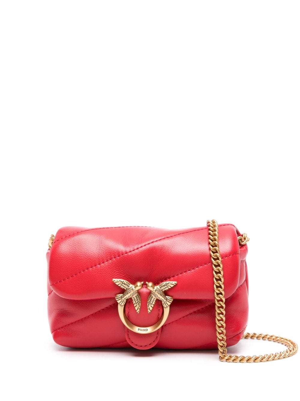 PINKO mini Love Puff crossbody bag - Red von PINKO