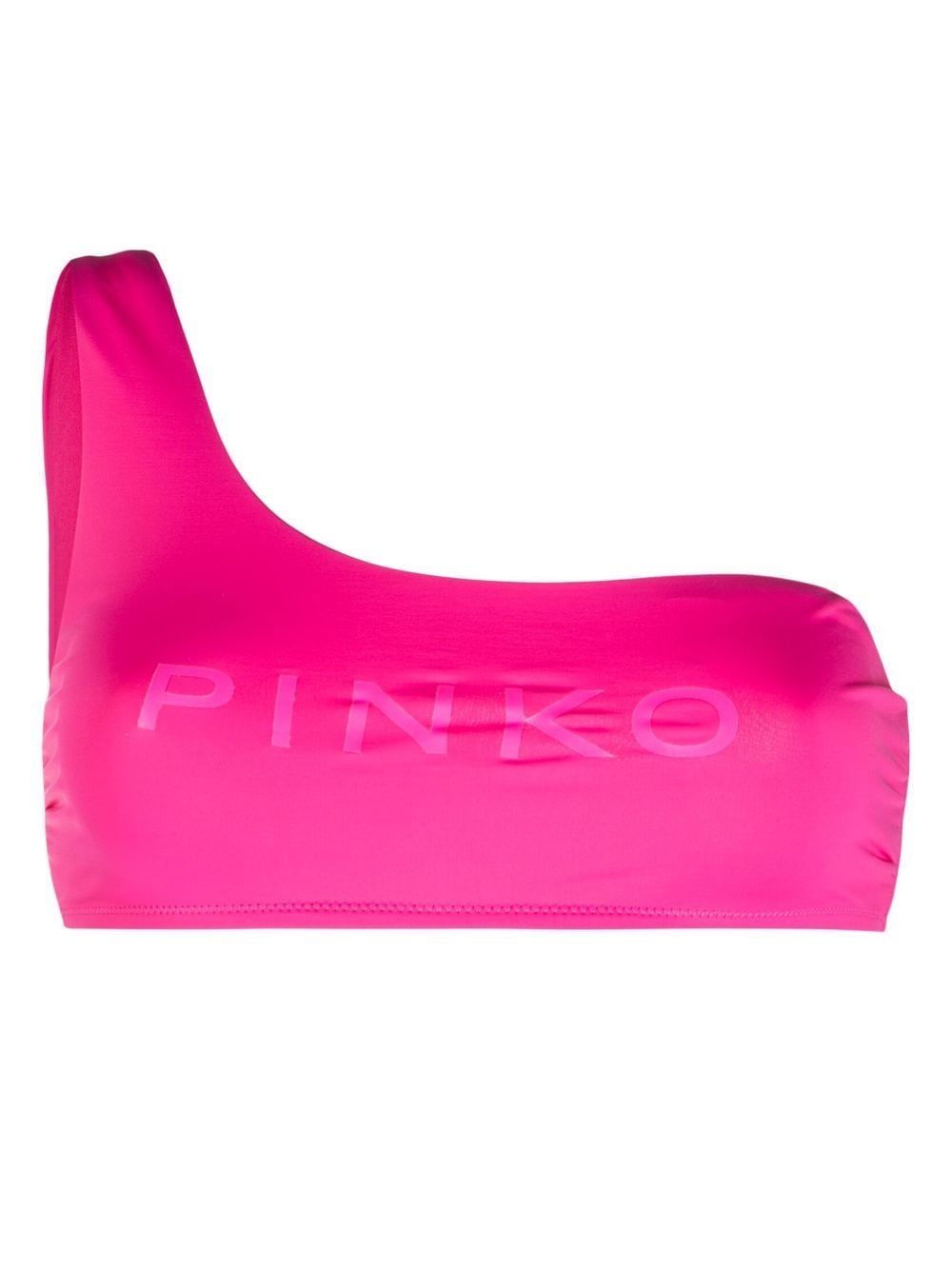 PINKO one-shoulder logo bikini top von PINKO