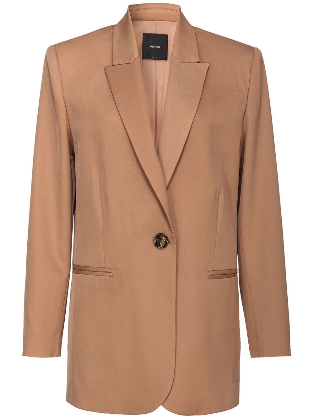 PINKO peak lapels single-breasted blazer - Brown von PINKO