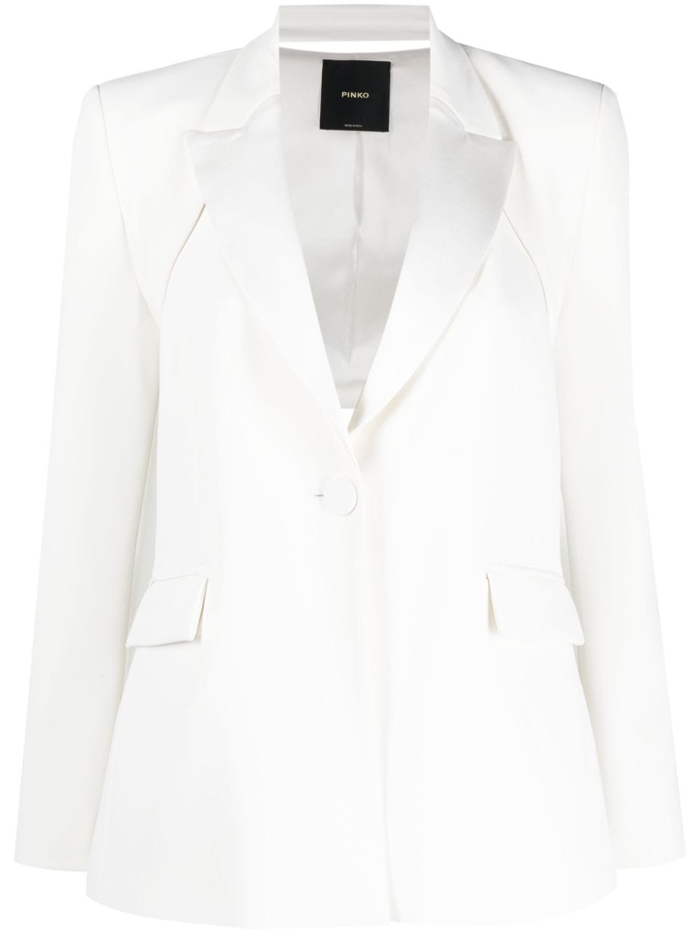 PINKO peak-lapels single-breasted blazer - White von PINKO