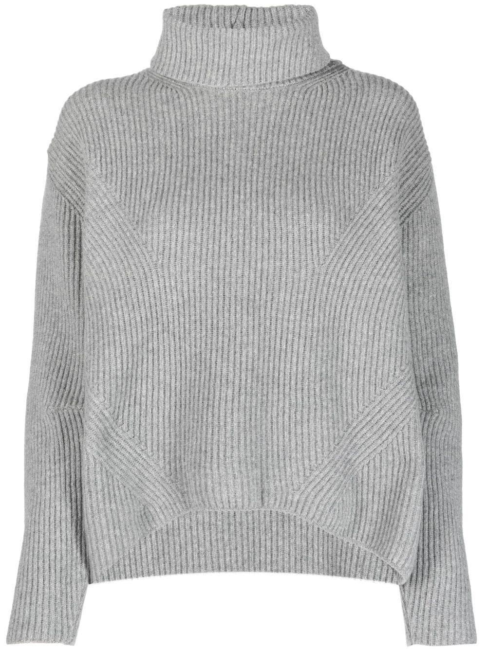 PINKO roll-neck ribbed jumper - Grey von PINKO