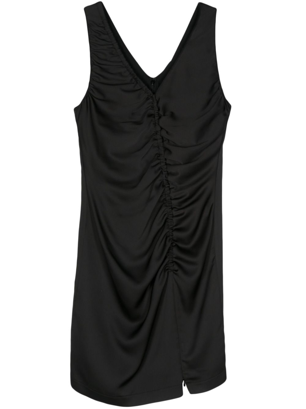 PINKO ruched sleeveless dress - Black von PINKO
