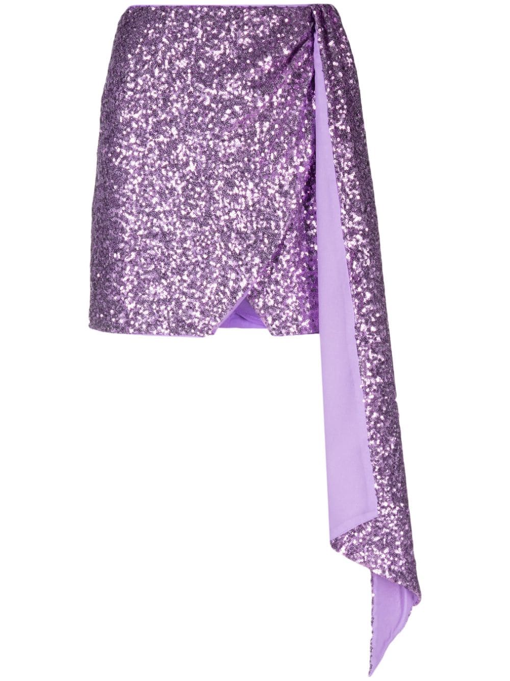 PINKO sequin-embellished miniskirt - Purple von PINKO