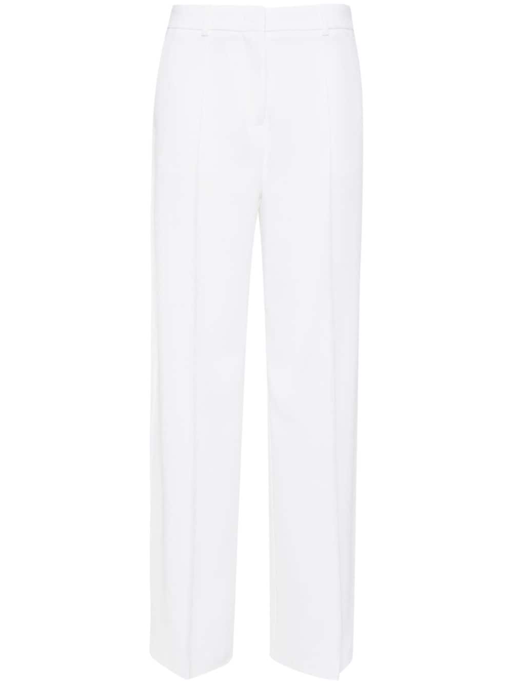 PINKO side slits wide-leg trousers - White von PINKO