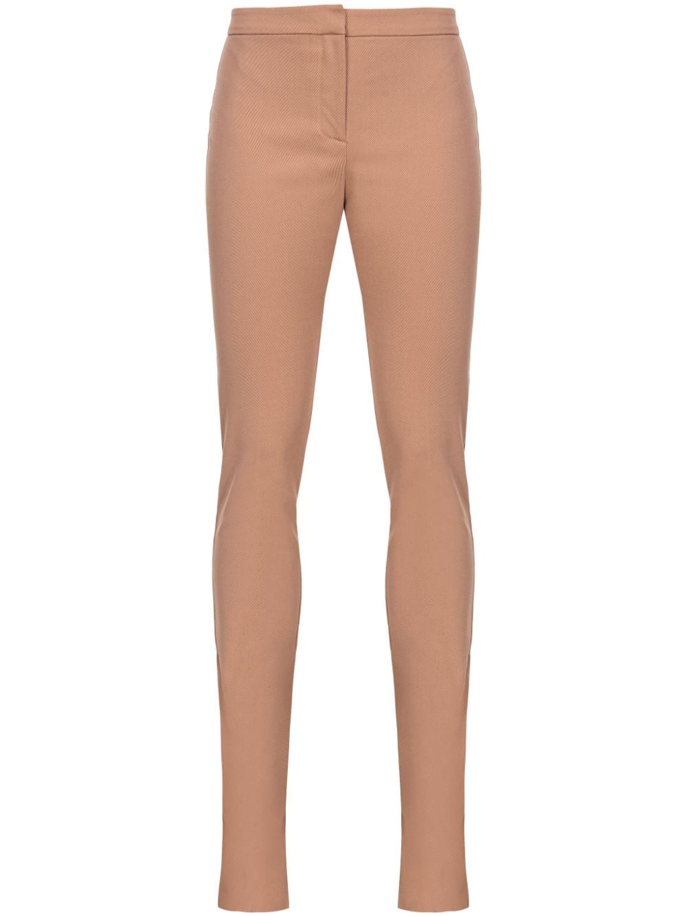 PINKO skinny-cut ankle-slits trousers - Neutrals von PINKO