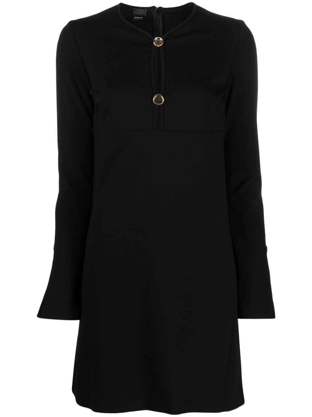 PINKO slit-sleeve minidress - Black von PINKO