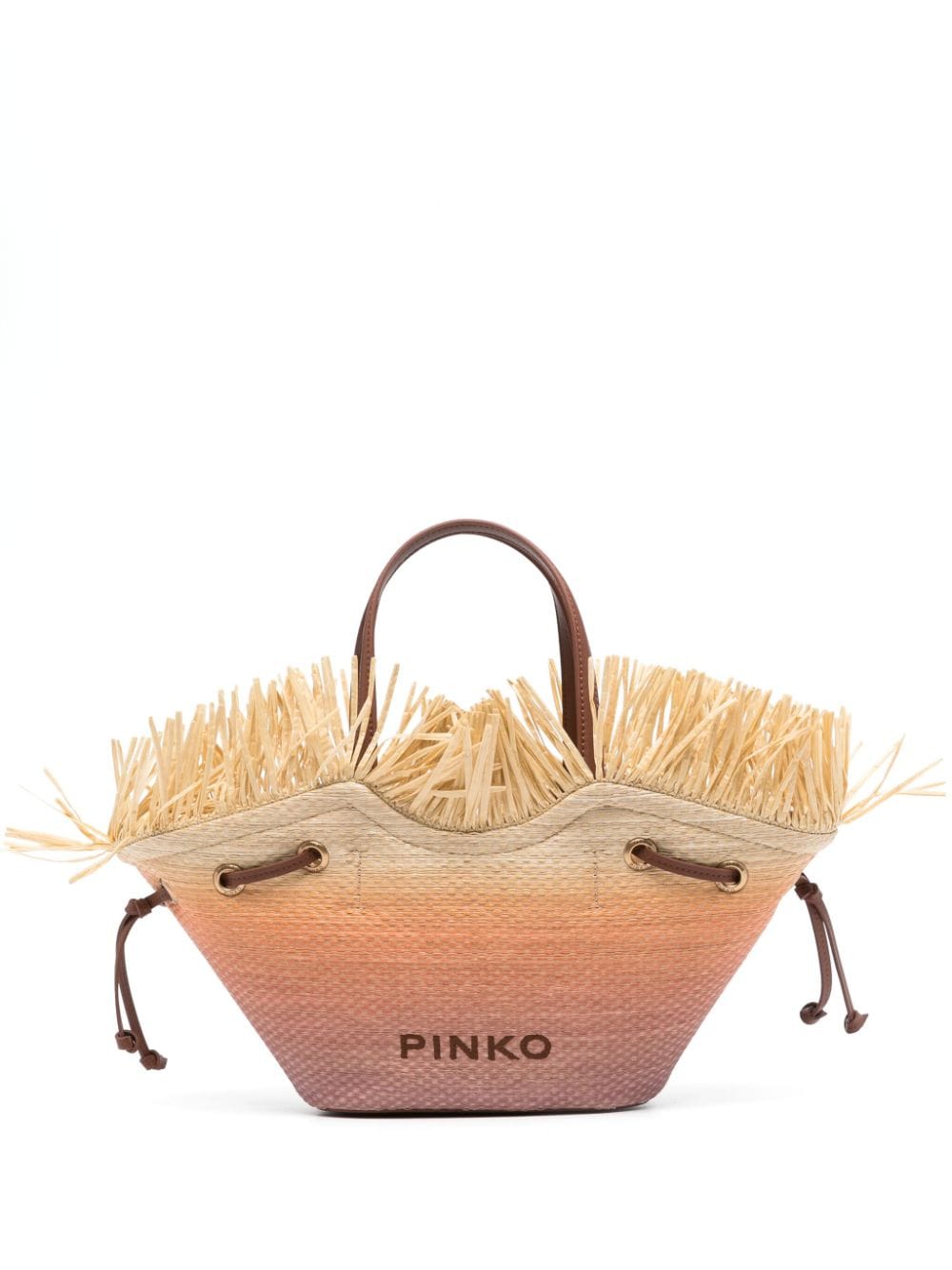 PINKO small Pagoda tote bag - Neutrals von PINKO