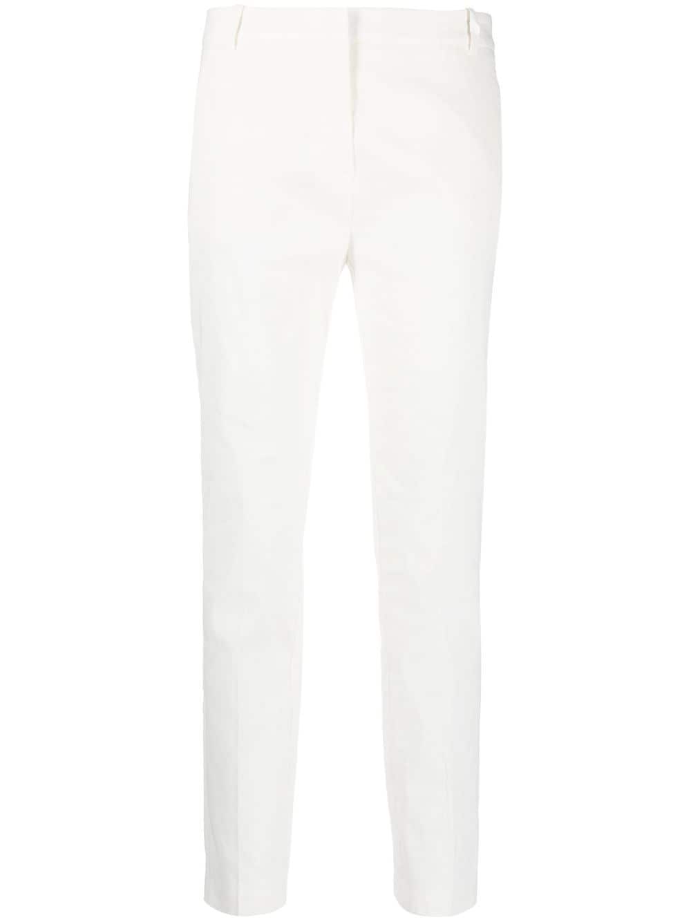 PINKO tailored linen trousers - White von PINKO