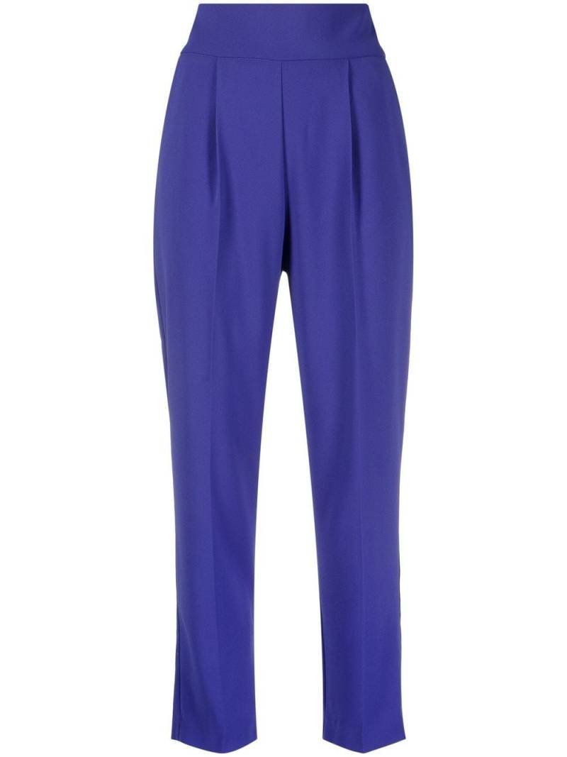 PINKO tapered high-waist trousers - Blue von PINKO