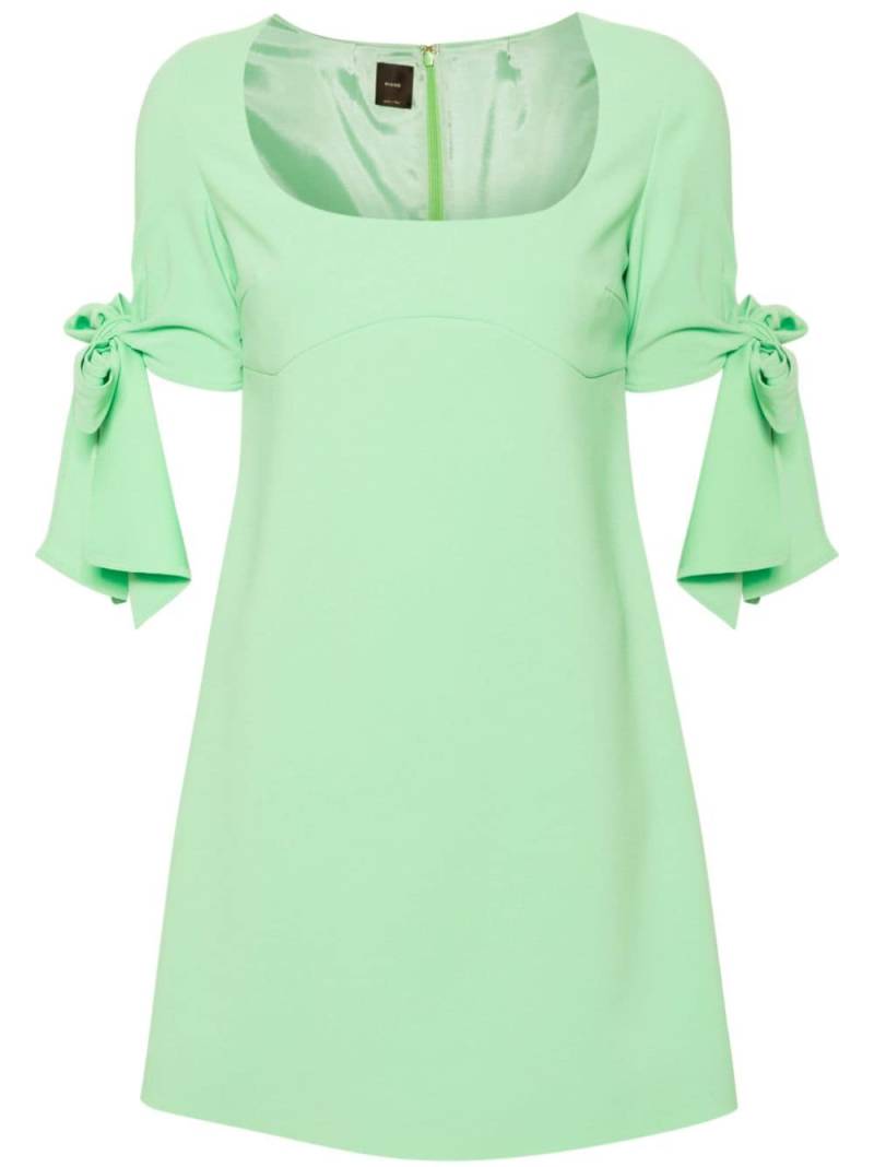 PINKO tied-cuffs shift minidress - Green von PINKO