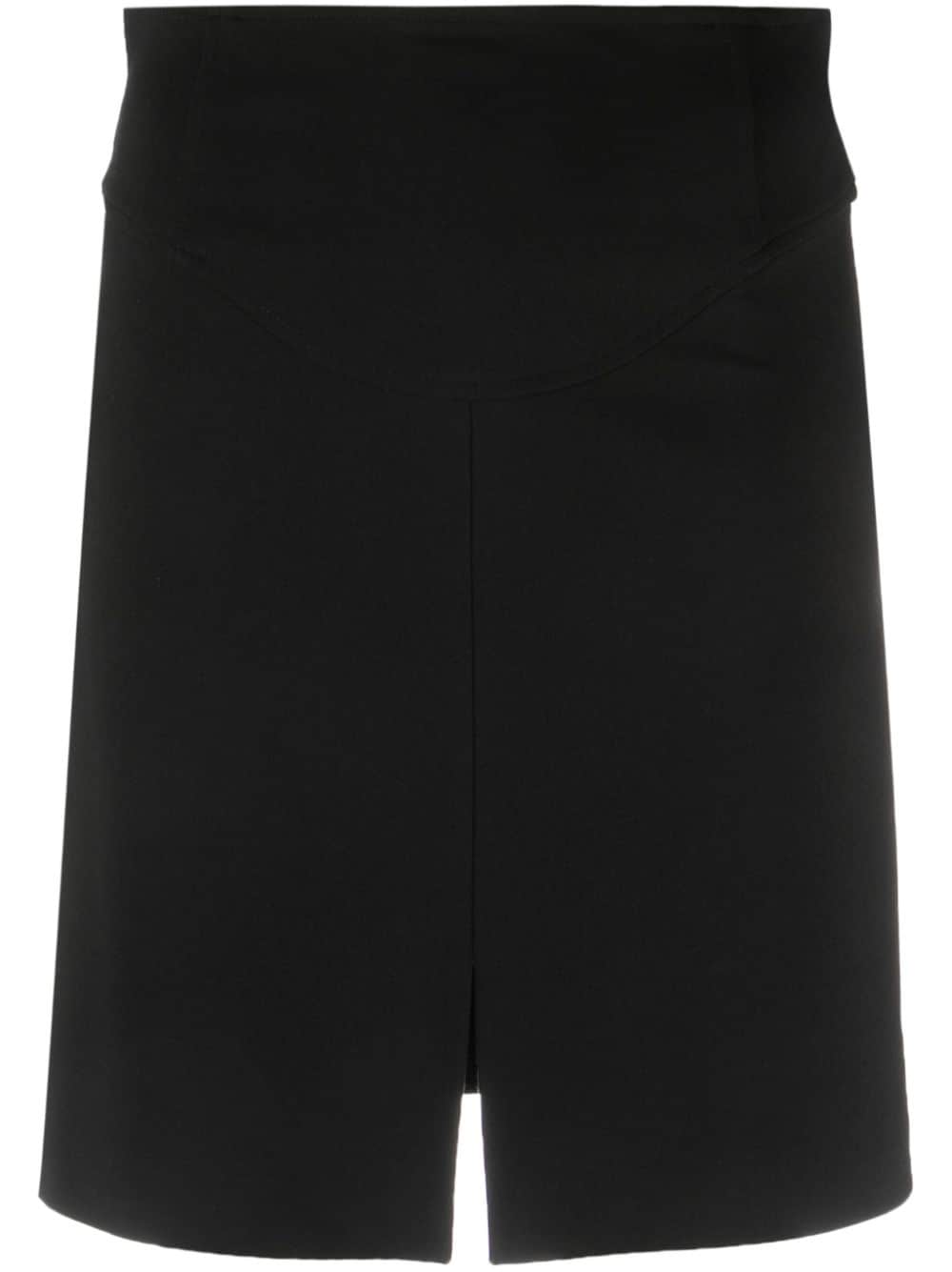 PINKO zip-up high-waist skirt - Black von PINKO