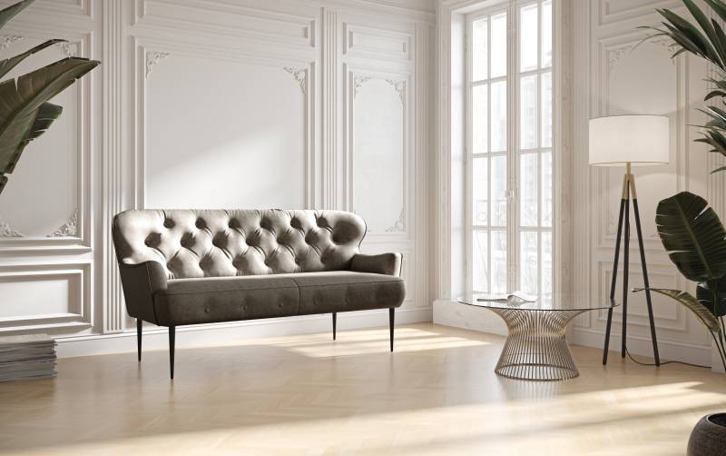 Places of Style 2,5-Sitzer »Amber«, mit Knopfheftung,in verschieden Stoffarten von PLACES OF STYLE