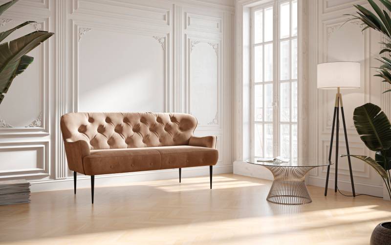 Places of Style 2,5-Sitzer »Amber«, mit Knopfheftung,in verschieden Stoffarten von PLACES OF STYLE