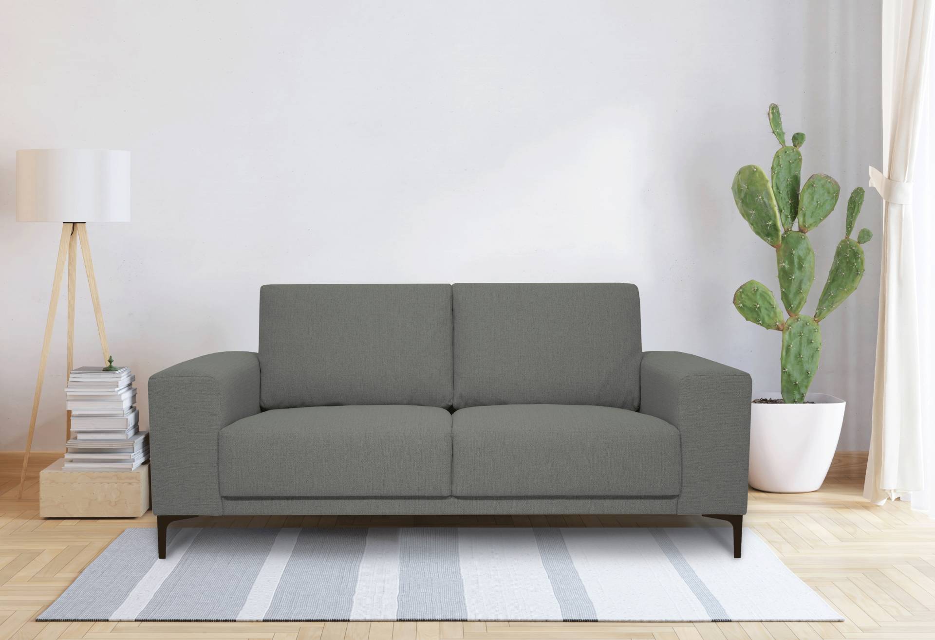 Places of Style 2-Sitzer »Xander«, Breite 164 cm, Webstoff, Soft-Touch Chenille, schwarze Metallfüssen Places of Style 2-Sitzer »Xander«, Breite 164 cm, Webstoff, Soft-Touch Chenille, schwarze Metallfüssen von PLACES OF STYLE