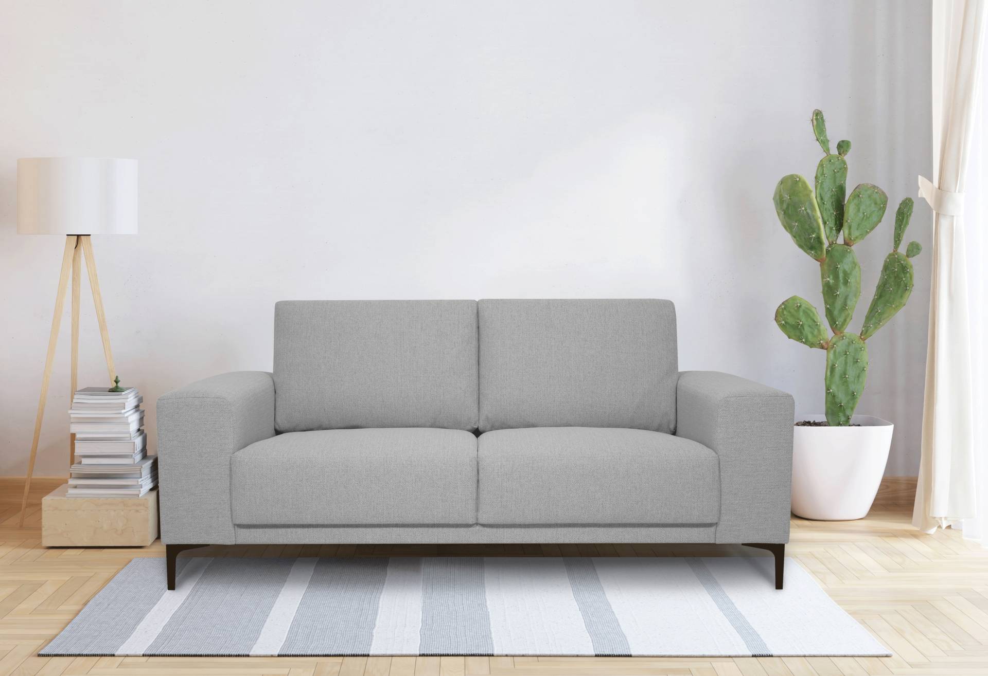Places of Style 2-Sitzer »Xander«, Breite 164 cm, Webstoff, Soft-Touch Chenille, schwarze Metallfüssen Places of Style 2-Sitzer »Xander«, Breite 164 cm, Webstoff, Soft-Touch Chenille, schwarze Metallfüssen von PLACES OF STYLE