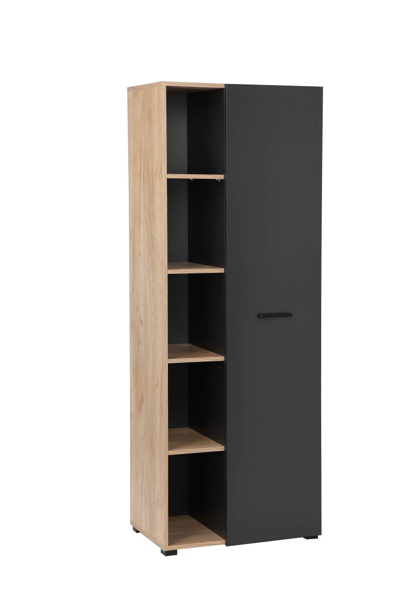 Places of Style Aktenschrank »Moid, moderner Mehrzweckschrank,«, Masse: 64,5x41,5x175 cm, 5 Fächer mit viel Stauraum von PLACES OF STYLE