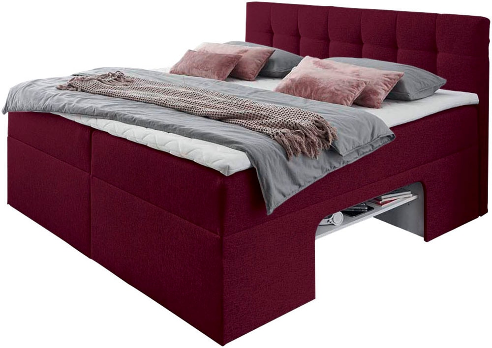 Places of Style Boxbett, Nische im Bettkasten für zusätzlichen Stauraum von PLACES OF STYLE