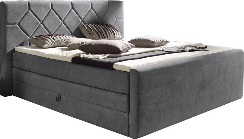 Places of Style Boxspringbett »Atlanta«, inklusive Topper und Bettkasten von PLACES OF STYLE