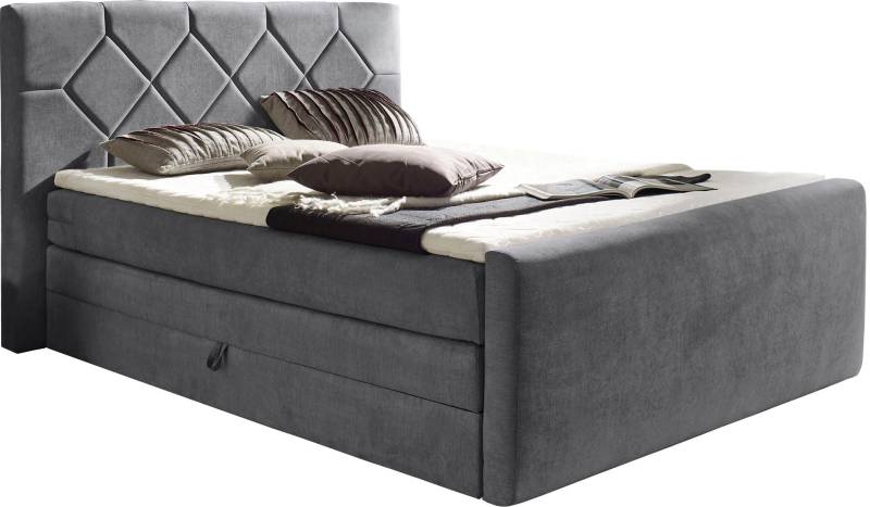 Places of Style Boxspringbett »Atlanta«, inklusive Topper und Bettkasten von PLACES OF STYLE