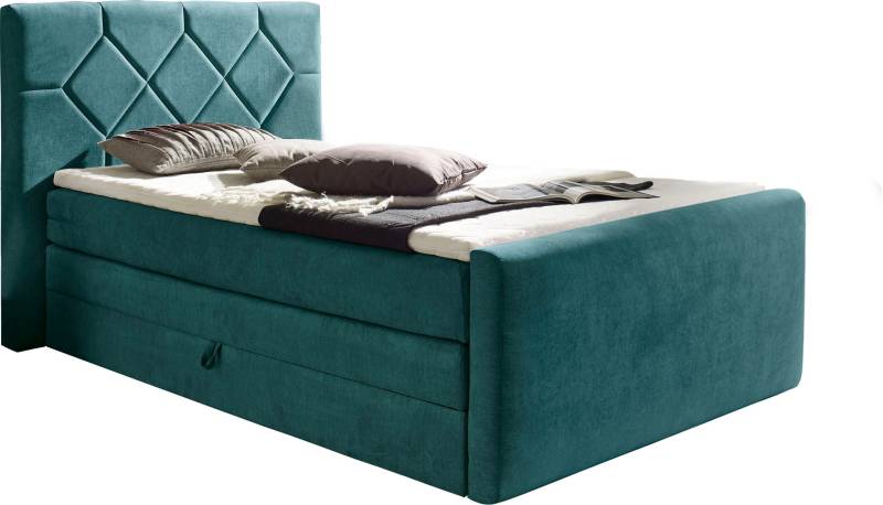 Places of Style Boxspringbett »Atlanta«, inklusive Topper und Bettkasten von PLACES OF STYLE