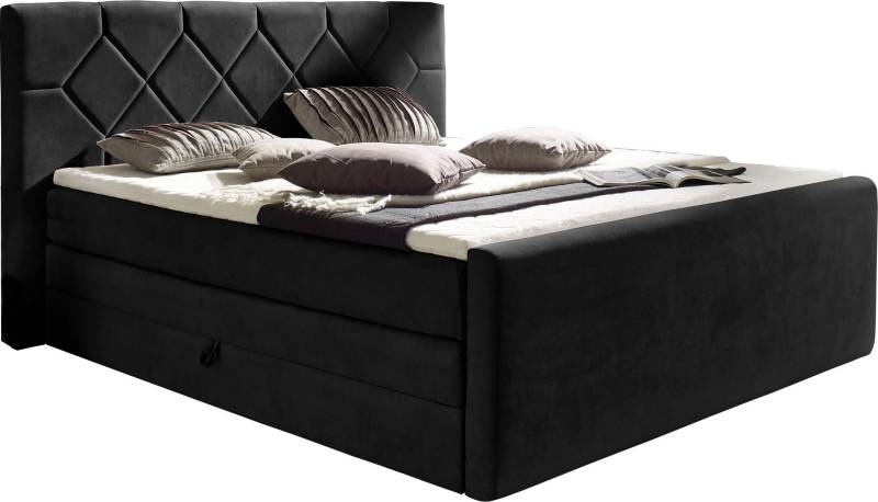 Places of Style Boxspringbett »Atlanta«, inklusive Topper und Bettkasten von PLACES OF STYLE
