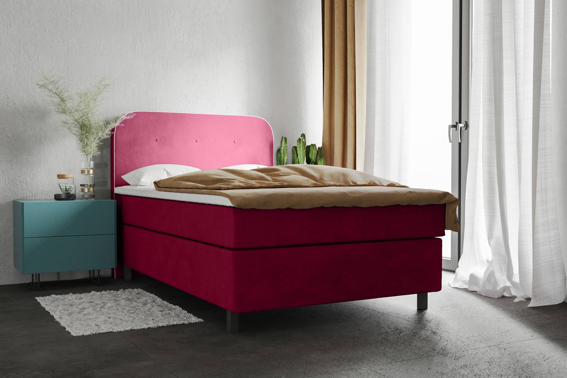 Places of Style Boxspringbett »Marausa« von PLACES OF STYLE