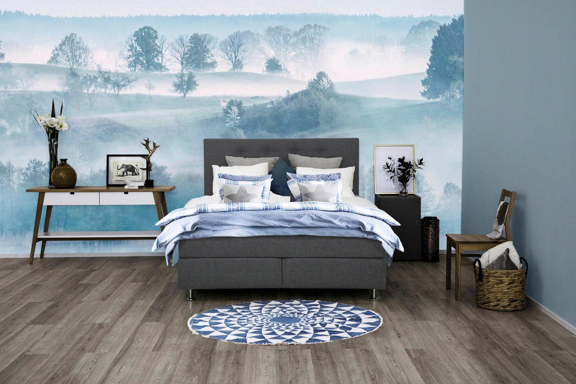Places of Style Boxspringbett »Nordica«, inkl. Topper, auch in Überlänge 200/220 cm von PLACES OF STYLE
