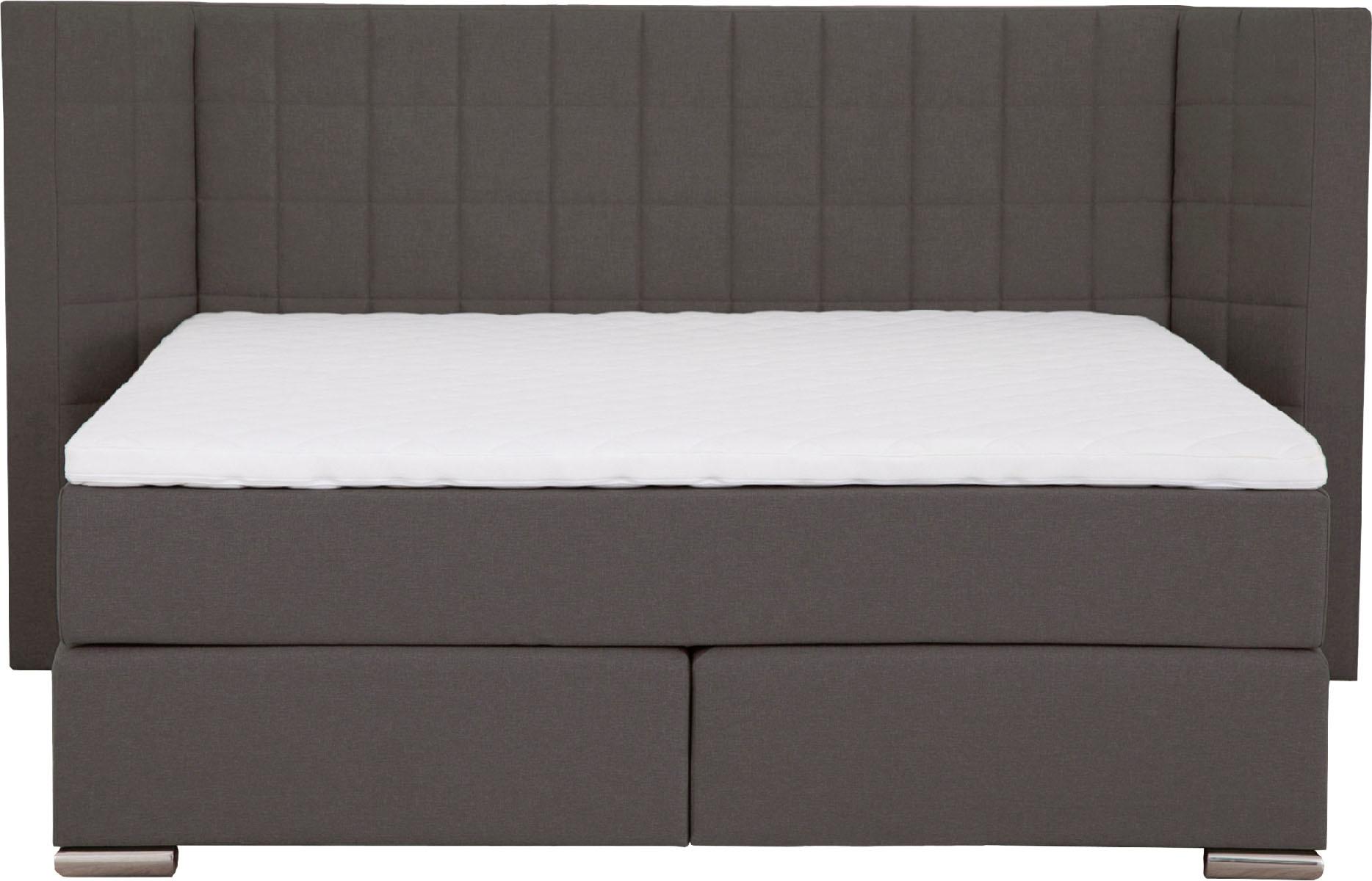 Places of Style Boxspringbett »Piazza«, mit Steppung und Kopfteil mit seitlichen Flügeln Places of Style Boxspringbett »Piazza«, mit Steppung und Kopfteil mit seitlichen Flügeln von PLACES OF STYLE