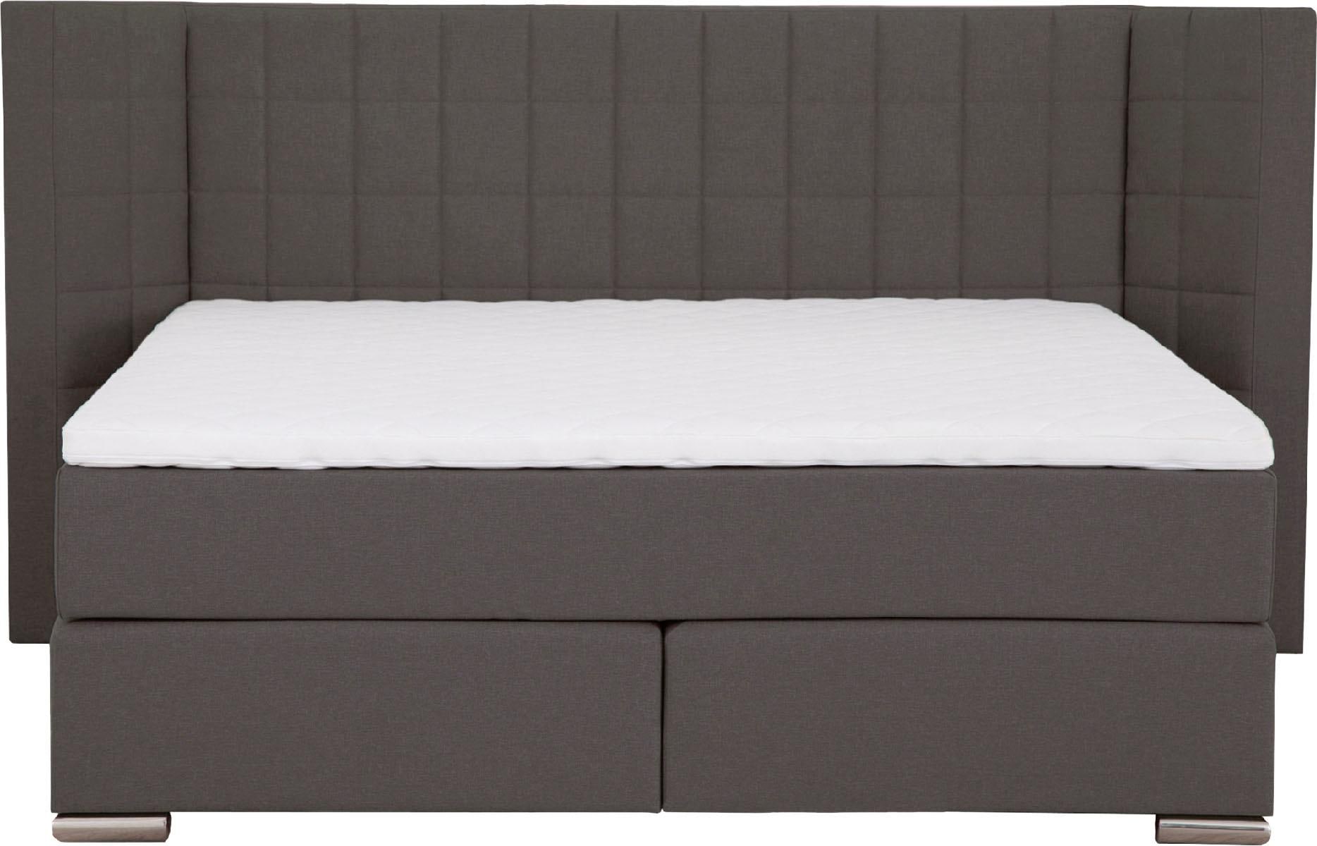 Places of Style Boxspringbett »Piazza«, mit Steppung und Kopfteil mit seitlichen Flügeln Places of Style Boxspringbett »Piazza«, mit Steppung und Kopfteil mit seitlichen Flügeln von PLACES OF STYLE