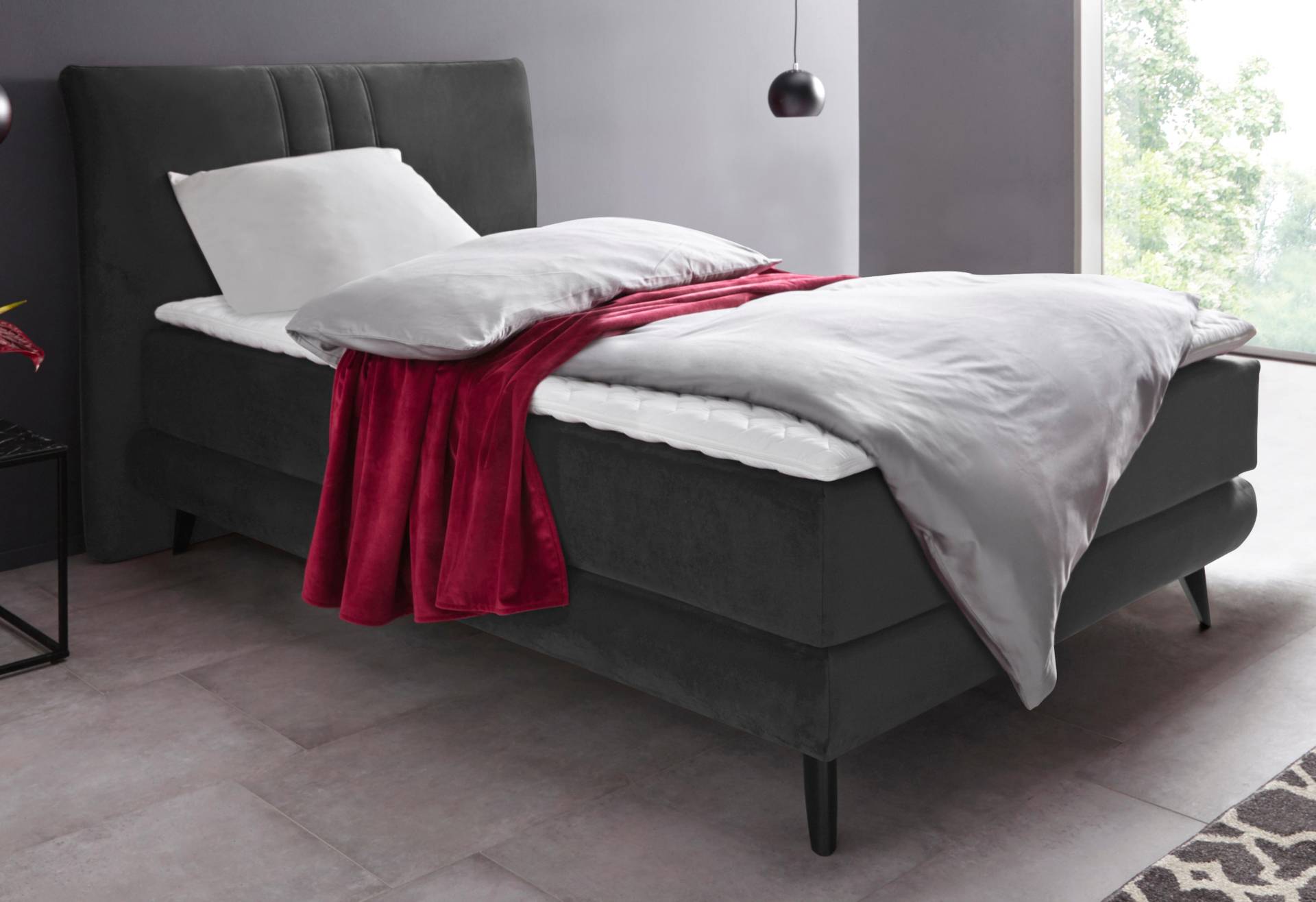 Places of Style Boxspringbett »Skien«, incl. Kaltschaumtopper, 2 Härtegrade, 3 Ausführungen Places of Style Boxspringbett »Skien«, incl. Kaltschaumtopper, 2 Härtegrade, 3 Ausführungen von PLACES OF STYLE