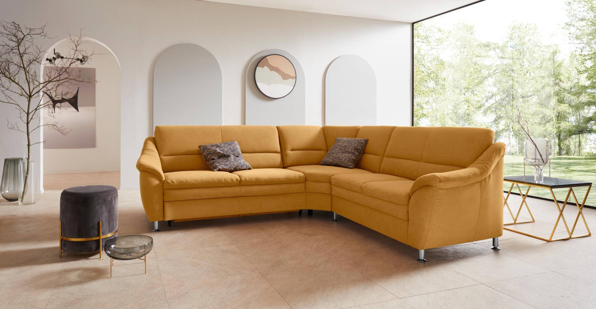 Places of Style Ecksofa »Cardoso L-Form« von PLACES OF STYLE