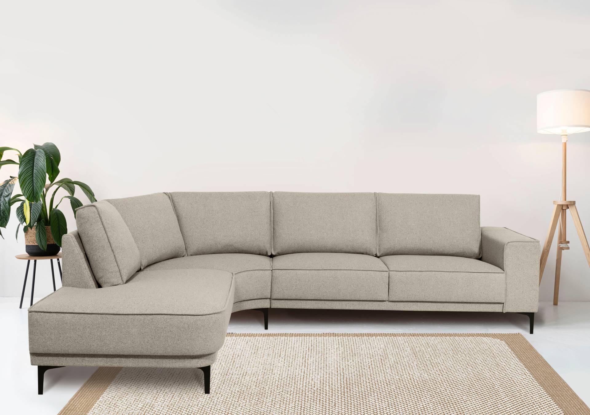 Places of Style Ecksofa »Casina«, mit abgerundeter Ottomane, in einem weichen Chenille-Stoff Places of Style Ecksofa »Casina«, mit abgerundeter Ottomane, in einem weichen Chenille-Stoff von PLACES OF STYLE